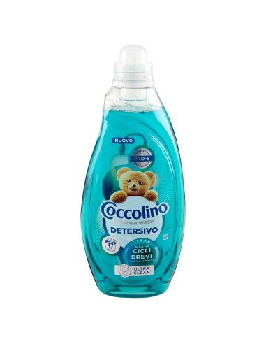 coccolino detersivo cicli brevi 37 lavaggi 1480ml - ultra clean: tuttocasashop.it: prodotti per bucato e tessuti