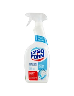 lysoform disinfettante anticalcare spray 750ml - azione bagno: tuttocasashop.it: pulizia e cura della casa