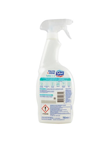 lysoform pulito&igienie tutto in 1 spray 750ml - per tutte le superfici: tuttocasashop.it: pulizia e cura della casa