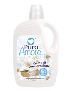 puro amore ammorbidente concentrato - 60 lavaggi - 3 litri - bianco latte: tuttocasashop.it: prodotti per bucato e tessuti