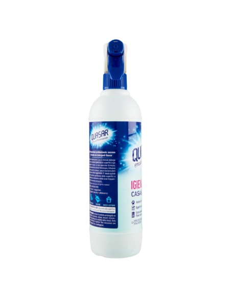 quasar detergente spray - 580ml - igienizzante casa e animali: tuttocasashop.it: pulizia e cura della casa
