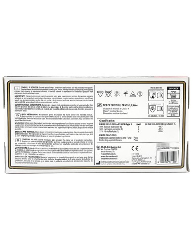 derma 100 guanti monouso in nitrile neri - non talcati - taglia media m 8: tuttocasashop.it: pulizia e cura della casa