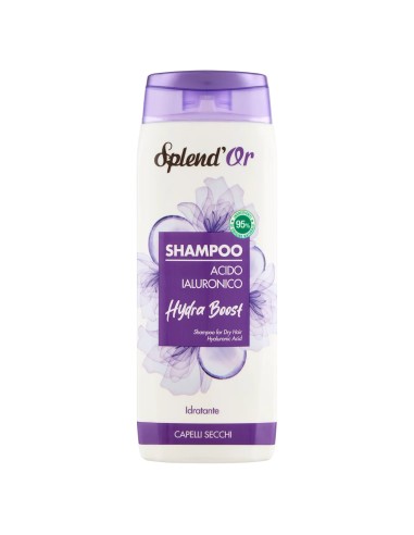 splend'or shampoo 300ml - acido ialuronico - hydra boost - capelli secchi: tuttocasashop.it: igiene e cura della persona