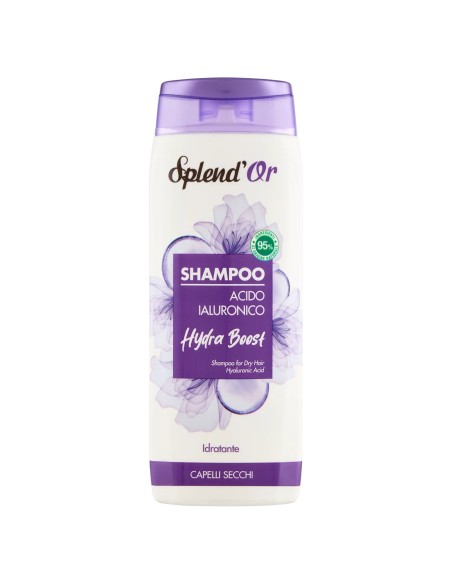 splend'or shampoo 300ml - acido ialuronico - hydra boost - capelli secchi: tuttocasashop.it: igiene e cura della persona