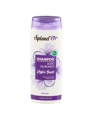 splend'or shampoo 300ml - acido ialuronico - hydra boost - capelli secchi: tuttocasashop.it: igiene e cura della persona