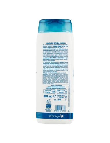 splend'or shampoo 300ml - cetriolo e argilla - purificante - capelli grassi: tuttocasashop.it: igiene e cura della persona