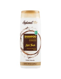 splend'or shampoo 300ml - vitalita' naturale - cocco - soft touch: tuttocasashop.it: igiene e cura della persona