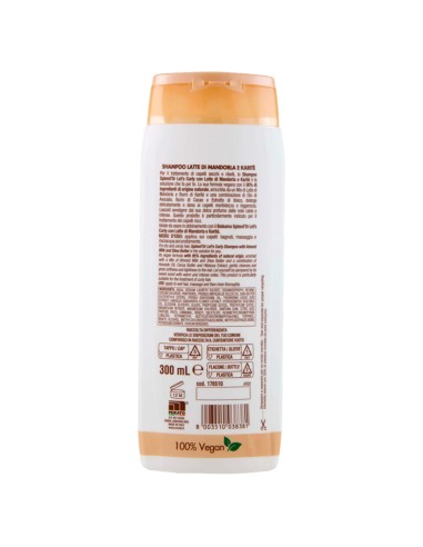 splend'or shampoo 300ml - cremoso latte di madorla e karite - capelli ricci: tuttocasashop.it: igiene e cura della persona