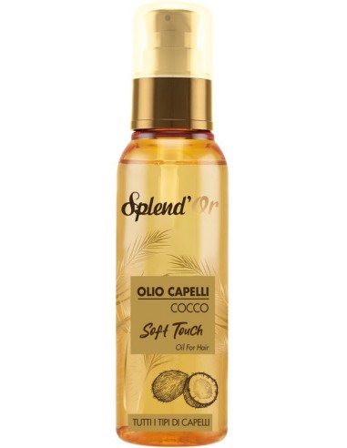 splend'or olio 100ml - cocco - soft touch - per tutti i tipi di capelli: tuttocasashop.it: igiene e cura della persona