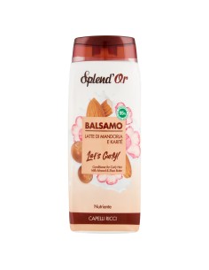 splend'or balsamo per capelli 300ml - nutriente latte di mandorla e karite: tuttocasashop.it: igiene e cura della persona