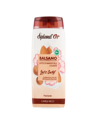 splend'or balsamo per capelli 300ml - nutriente latte di mandorla e karite: tuttocasashop.it: igiene e cura della persona