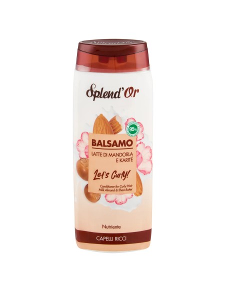 splend'or balsamo per capelli 300ml - nutriente latte di mandorla e karite: tuttocasashop.it: igiene e cura della persona