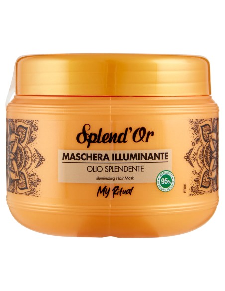 splend'or maschera per capelli 500ml - illuminante olio splendente my ritual: tuttocasashop.it: igiene e cura della persona