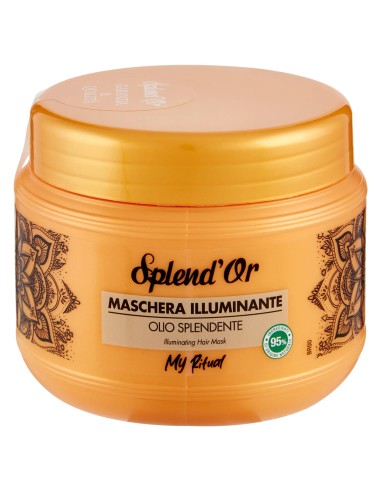splend'or maschera per capelli 500ml - illuminante olio splendente my ritual: tuttocasashop.it: igiene e cura della persona