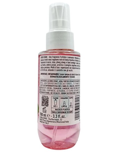 giardino dei sensi acqua corpo profumata - 100ml - coco skin: tuttocasashop.it: igiene e cura della persona