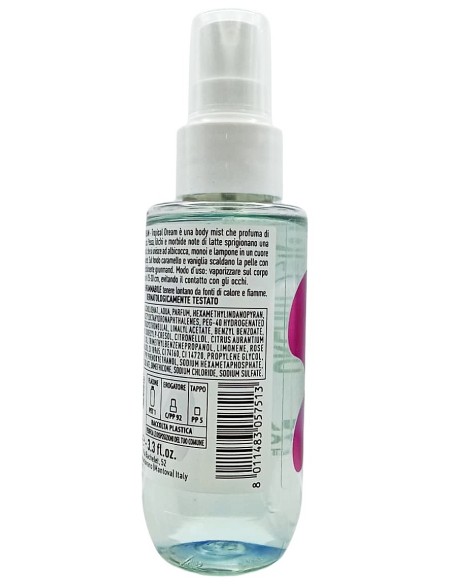 giardino dei sensi acqua corpo profumata - 100ml - milky cream: tuttocasashop.it: igiene e cura della persona