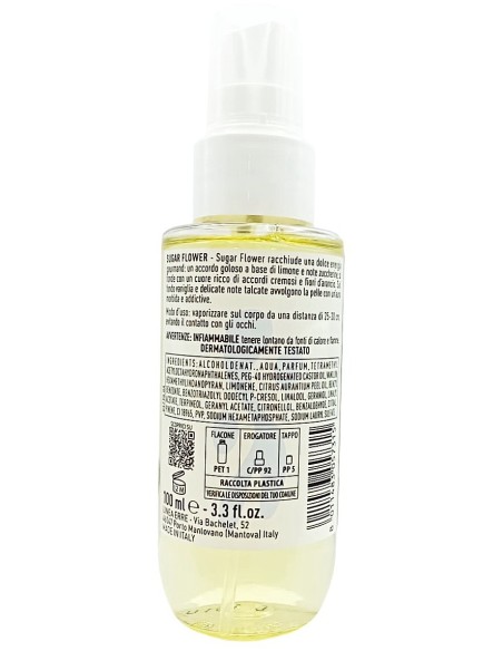 giardino dei sensi acqua corpo profumata - 100ml - sugar flower: tuttocasashop.it: igiene e cura della persona