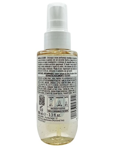 giardino dei sensi acqua corpo profumata - 100ml - vanilla elixir: tuttocasashop.it: igiene e cura della persona
