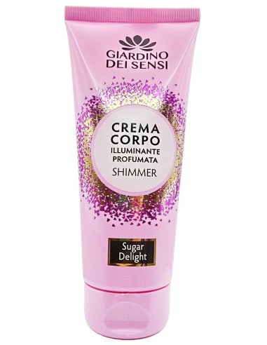 giardino dei sensi crema corpo illuminante shimmer - 200ml - sugar delight: tuttocasashop.it: igiene e cura della persona