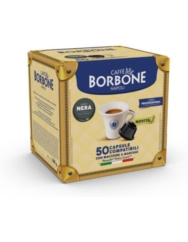 borbone miscela nera - caffe' 50 capsule - compatibili nescafe' dolce gusto: tuttocasashop.it: altro - bazar