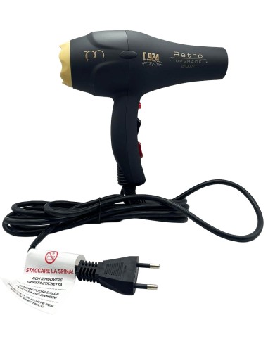 retro' upgrade phon asciugacapelli professionale 2100w - 2 becchi diffusori: tuttocasashop.it: altro - bazar