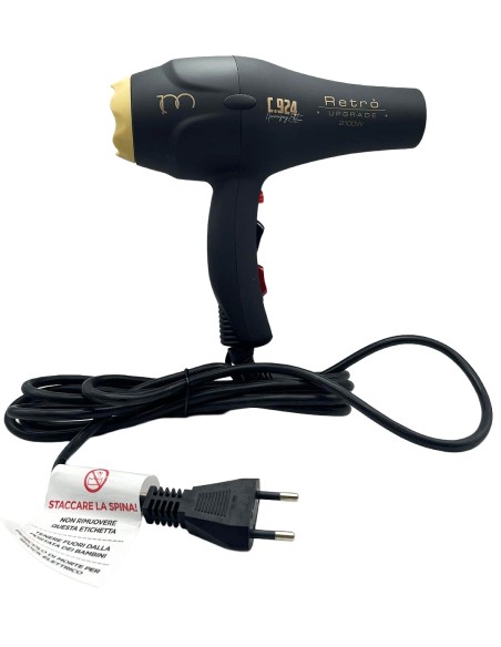 retro' upgrade phon asciugacapelli professionale 2100w - 2 becchi diffusori: tuttocasashop.it: altro - bazar