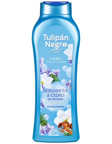 tulipan negro bagnoschiuma - 650ml - bergamotto e cedro: tuttocasashop.it: igiene e cura della persona