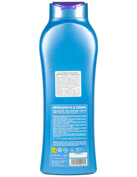 tulipan negro bagnoschiuma - 650ml - bergamotto e cedro: tuttocasashop.it: igiene e cura della persona