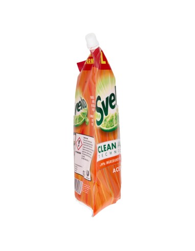 svelto detersivo per piatti - ecoricarica 1700ml - aceto: tuttocasashop.it: pulizia e cura della casa