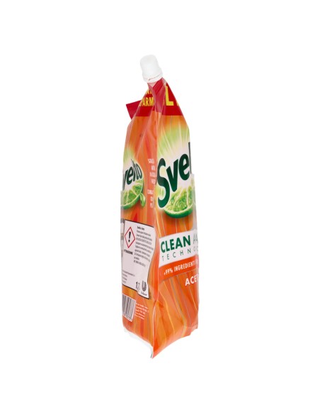 svelto detersivo per piatti - ecoricarica 1700ml - aceto: tuttocasashop.it: pulizia e cura della casa