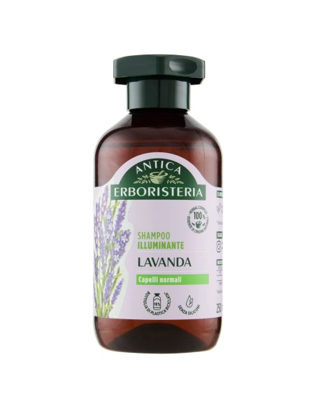 antica erboristeria shampoo 250ml - lavanda - illuminante - capelli normali: tuttocasashop.it: igiene e cura della persona