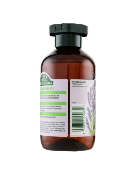 antica erboristeria shampoo 250ml - lavanda - illuminante - capelli normali: tuttocasashop.it: igiene e cura della persona