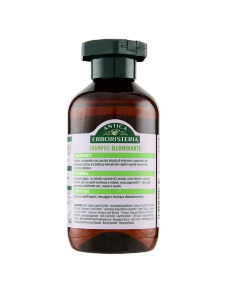 antica erboristeria shampoo 250ml - lavanda - illuminante - capelli normali: tuttocasashop.it: igiene e cura della persona