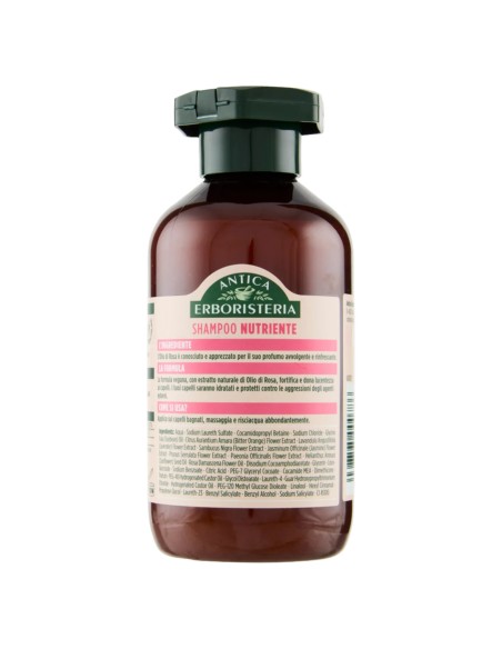 antica erboristeria shampoo 250ml - rosa - nutriente - capelli secchi: tuttocasashop.it: igiene e cura della persona