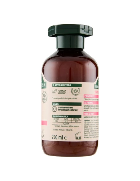 antica erboristeria shampoo 250ml - rosa - nutriente - capelli secchi: tuttocasashop.it: igiene e cura della persona