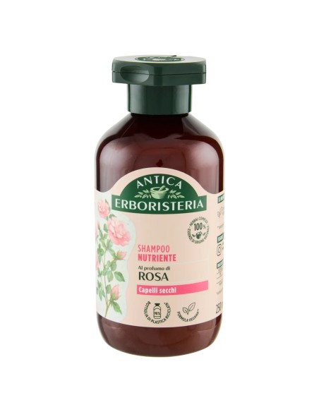 antica erboristeria shampoo 250ml - rosa - nutriente - capelli secchi: tuttocasashop.it: igiene e cura della persona