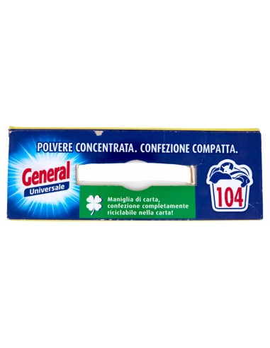 general detersivo lavatrice in polvere 104 misurini 4.68kg - 5in1 universale: tuttocasashop.it: prodotti per bucato e tessuti