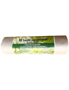 sos 10 sacchi resistenti 90x120cm ldpe - ambra - raccolta differenziata: tuttocasashop.it: pulizia e cura della casa