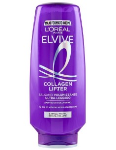 elvive l'oreal balsamo 400ml - collagen +lifter - volumizzante: tuttocasashop.it: igiene e cura della persona