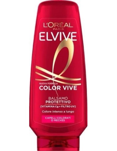 elvive l'oreal balsamo 400ml - color vive - capelli colorati o meches: tuttocasashop.it: igiene e cura della persona