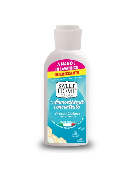 sweethome ammorbidente concentrato formato viaggio - 105ml - fresco cotone: tuttocasashop.it: prodotti per bucato e tessuti