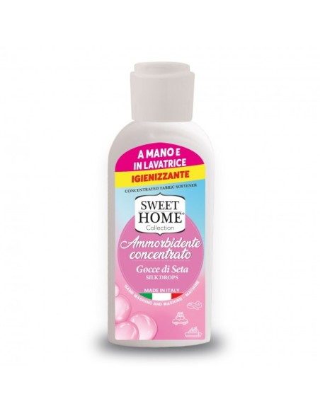 sweethome ammorbidente concentrato formato viaggio - 105ml - gocce di seta: tuttocasashop.it: prodotti per bucato e tessuti