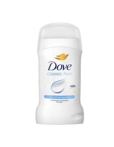 dove deodorante stick 30ml - 48h no alcool - classic fresh: tuttocasashop.it: igiene e cura della persona