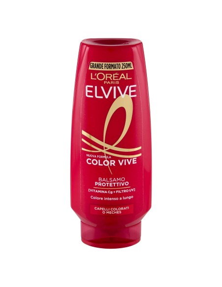elvive l'oreal balsamo 250ml - color vive - capelli colorati o meches: tuttocasashop.it: igiene e cura della persona