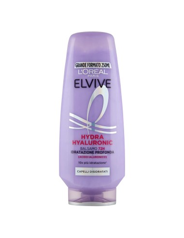 elvive l'oreal balsamo 250ml - hydra hyaluronic - capelli disidratati: tuttocasashop.it: igiene e cura della persona