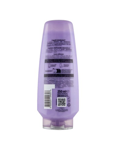 elvive l'oreal balsamo 250ml - hydra hyaluronic - capelli disidratati: tuttocasashop.it: igiene e cura della persona
