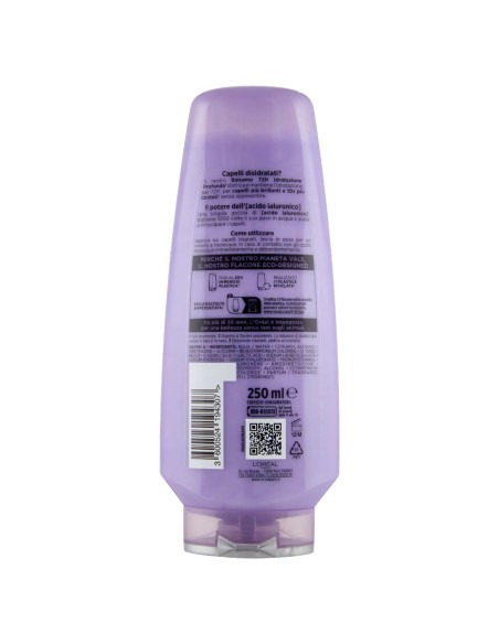 elvive l'oreal balsamo 250ml - hydra hyaluronic - capelli disidratati: tuttocasashop.it: igiene e cura della persona
