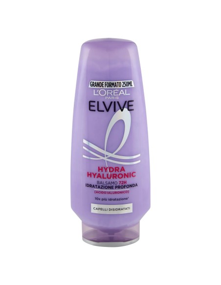 elvive l'oreal balsamo 250ml - hydra hyaluronic - capelli disidratati: tuttocasashop.it: igiene e cura della persona