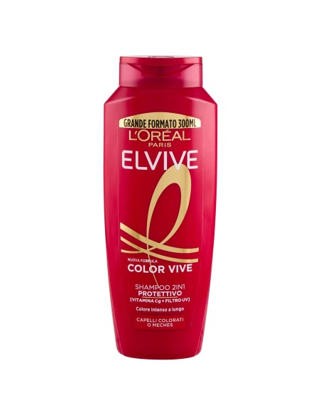 elvive l'oreal shampoo e balsamo 2in1 - 300ml - color vive - colorati meches: tuttocasashop.it: igiene e cura della persona