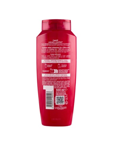 elvive l'oreal shampoo e balsamo 2in1 - 300ml - color vive - colorati meches: tuttocasashop.it: igiene e cura della persona